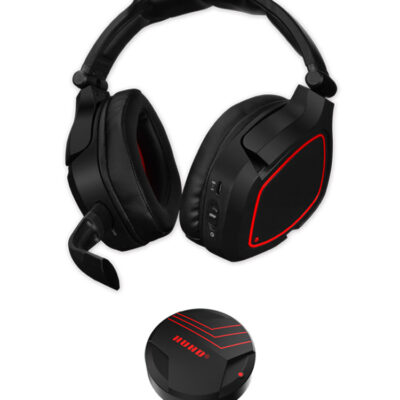 Wireless fiber optic headset